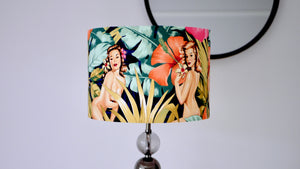 Tropical Pin Up Lampshade - Kitsch Republic