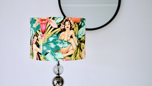 Tropical Pin Up Lampshade - Kitsch Republic