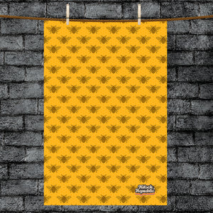 Yellow Bee Manchester Tea Towel - Kitsch Republic